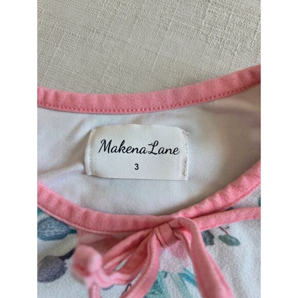 Makena Lane Floral Tunic Lounge Set - Picture 5 of 8